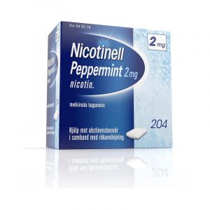 Nicotinell Peppermint gum 2 mg 204 pcs